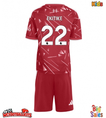 Liverpool Hugo Ekitike #22 Replica Home Stadium Kit for Kids 2026-27 Short Sleeve (+ pants)